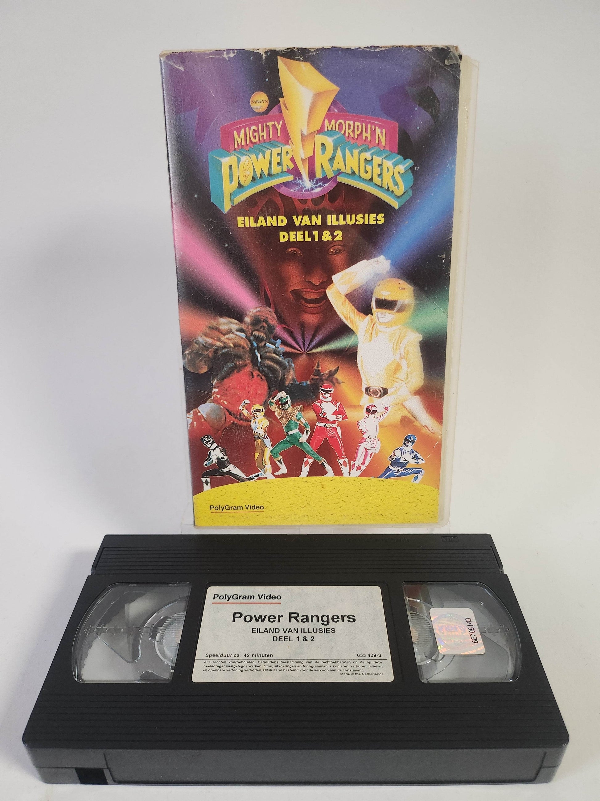 Power Rangers: Eiland van Illusies Deel 1 & 2 VHS Kids - Feniks Gameshop