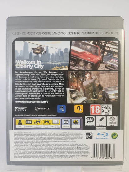 Grand Theft Auto IV Platinum (No Map) PlayStation 3 - Feniks Gameshop