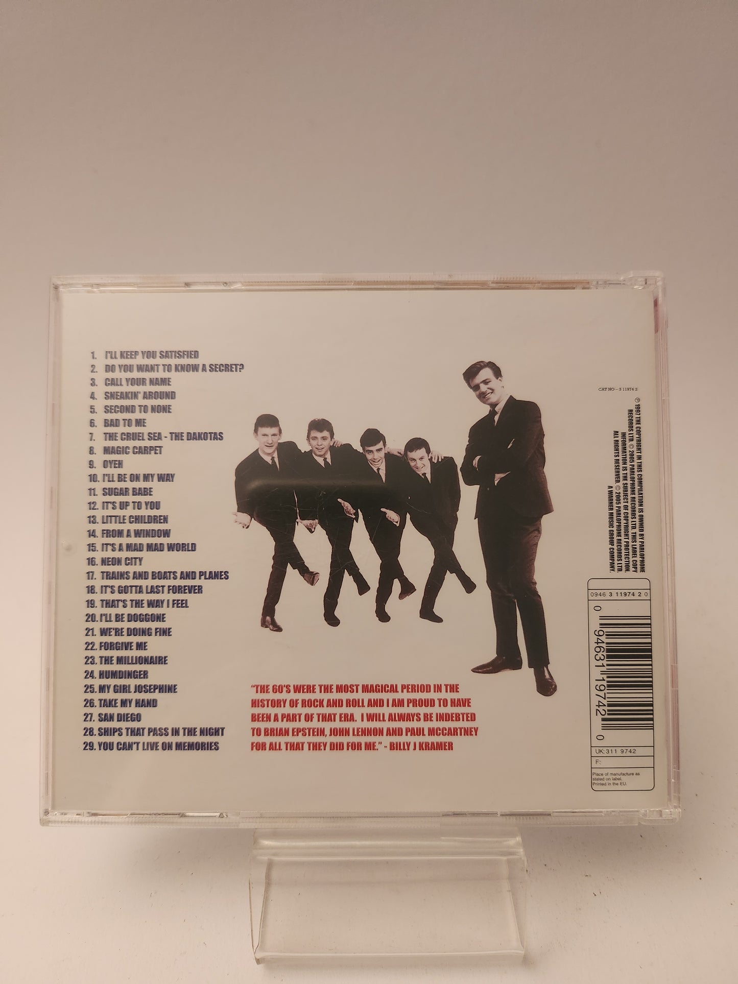 The Very Best of Billy J Kramer CD