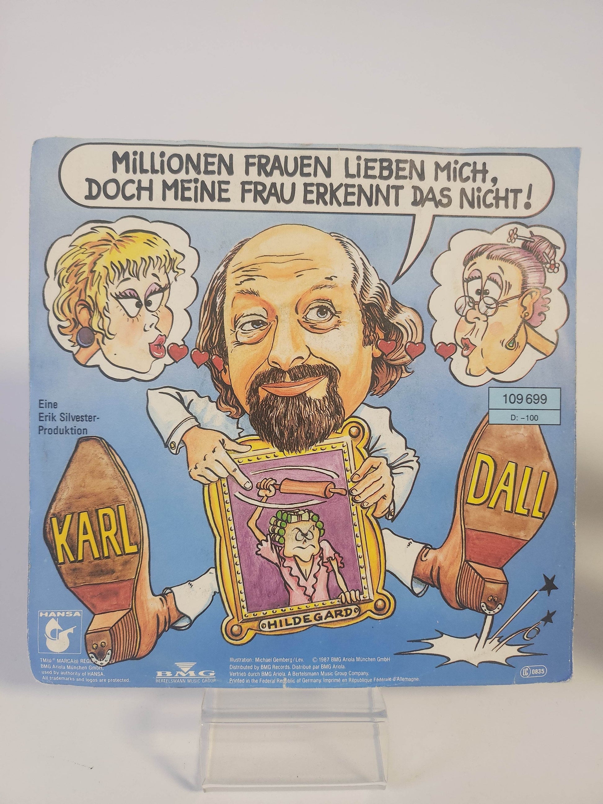 Karl Dall: Millionen Frauen lieben Mich Single Vinyl - Feniks Gameshop