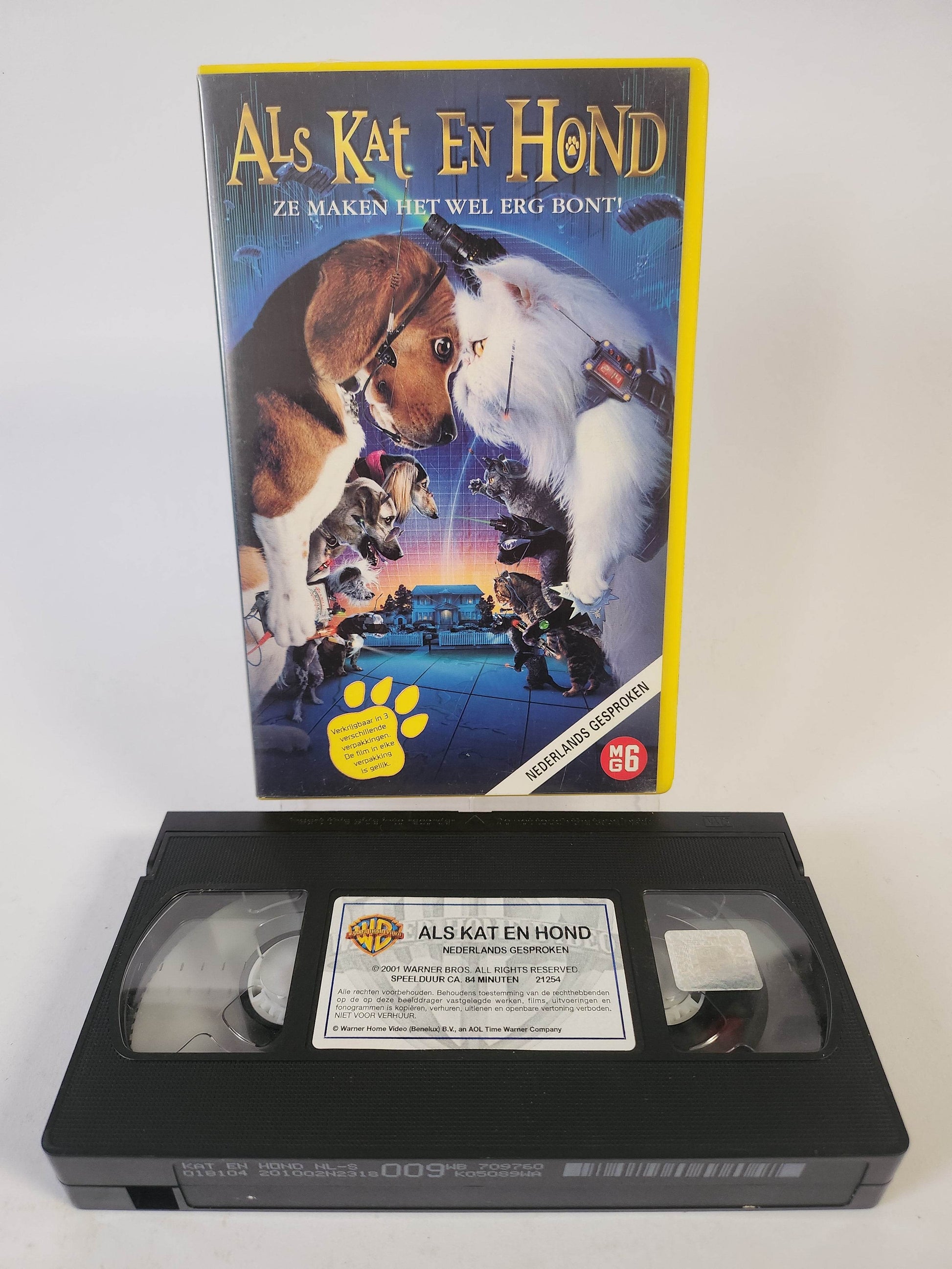 Als Kat en Hond: Ze Maken het wel Erg Bont VHS Kids - Feniks Gameshop