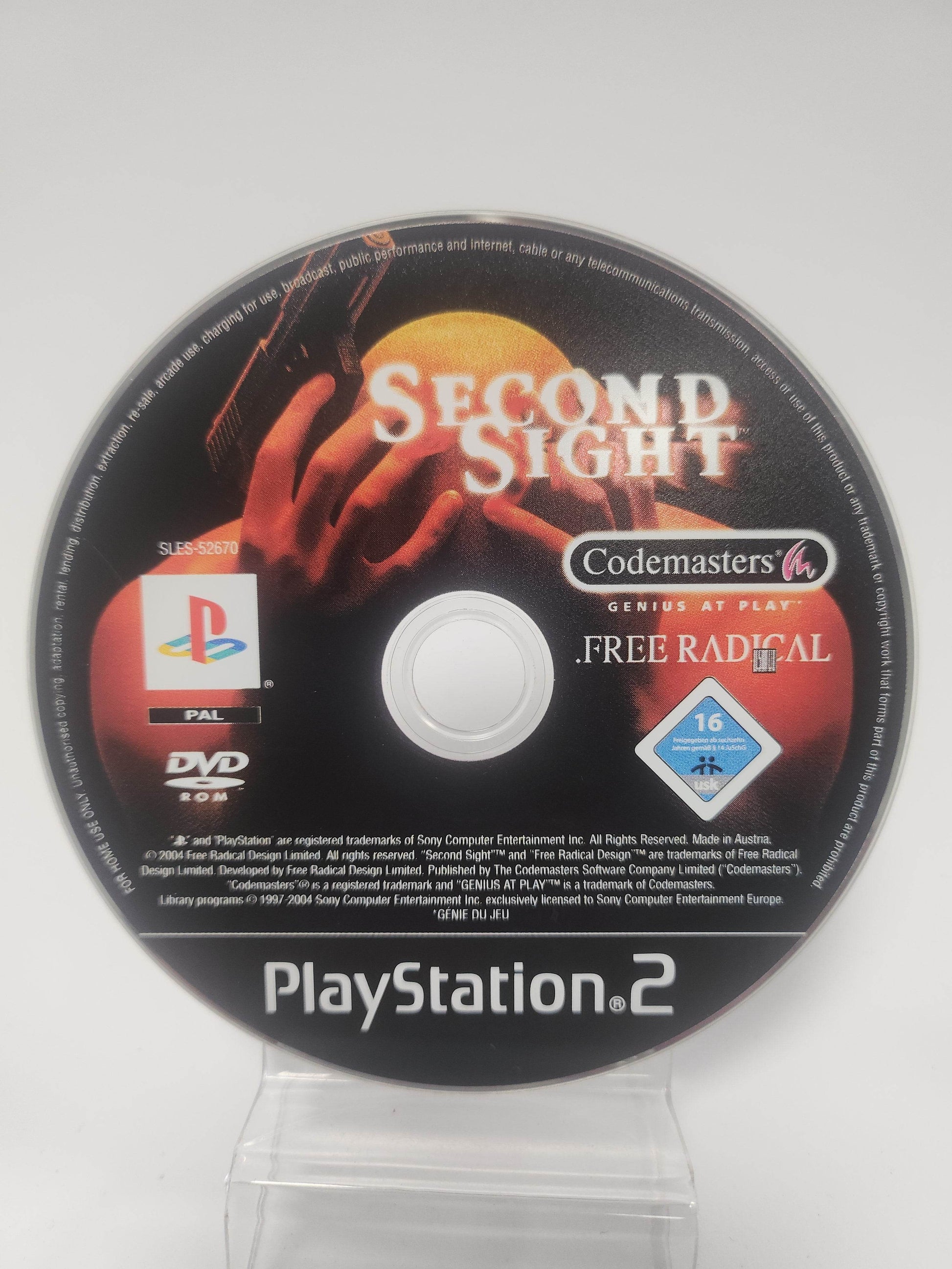 Second Sight (Disc Only) PlayStation 2 - Feniks Gameshop