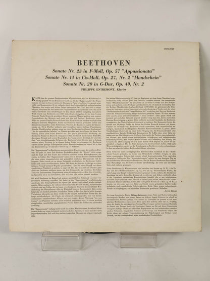 Beethoven Sonaten: Philippe Entremont LP Vinyl - Feniks Gameshop