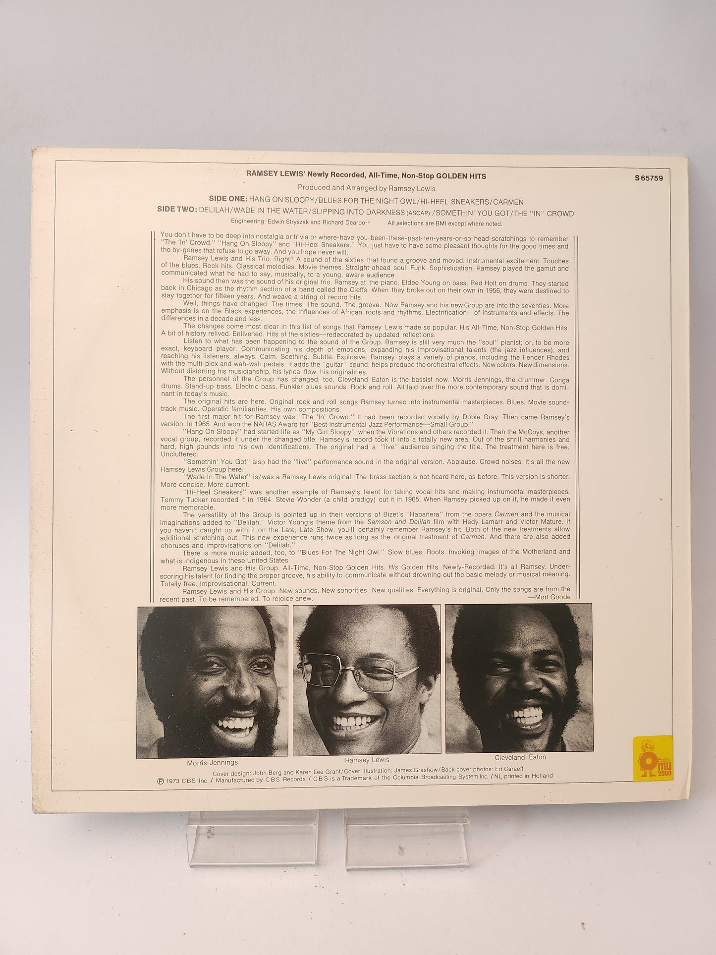 Golden Hits: Ramsey Lewis LP Vinyl