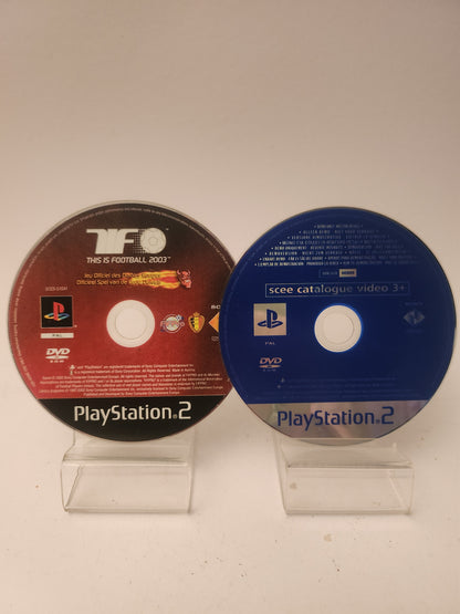 This is Football 2003 Rode Duivels Editie + Scee Catalogue Video 3+ Playstation 2