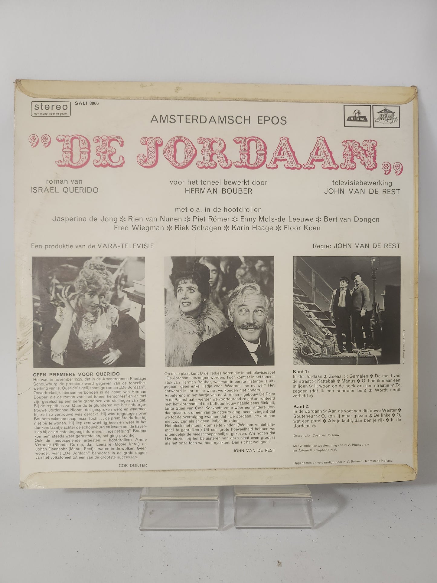 Jordaan: TV Musical LP Vinyl