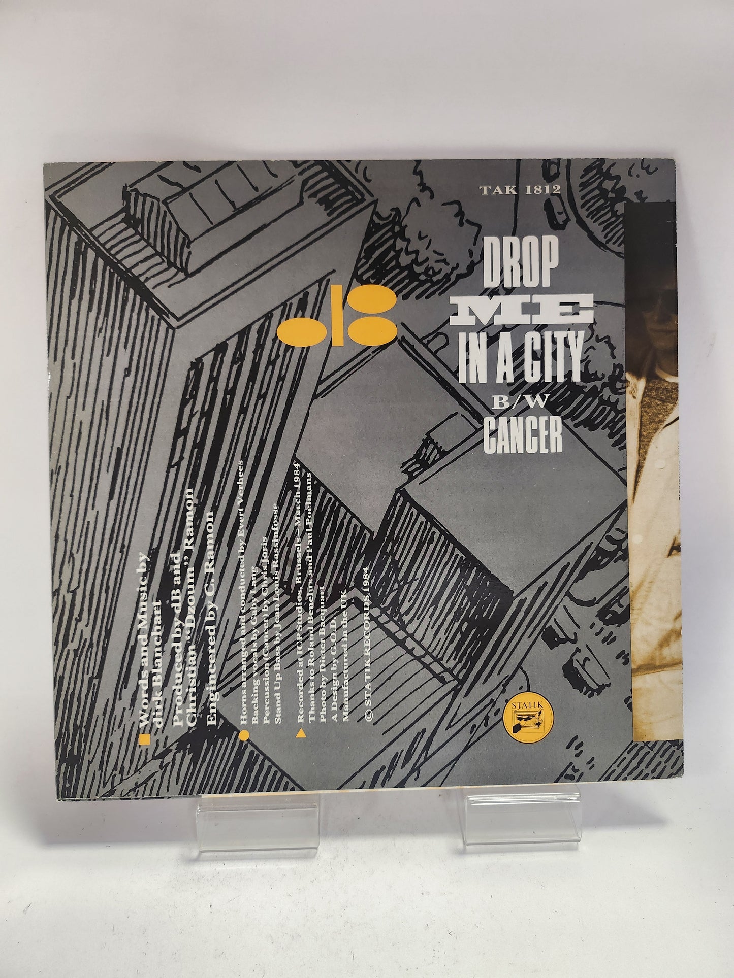 Dirk Blanchart: Drop me in a City LP Vinyl