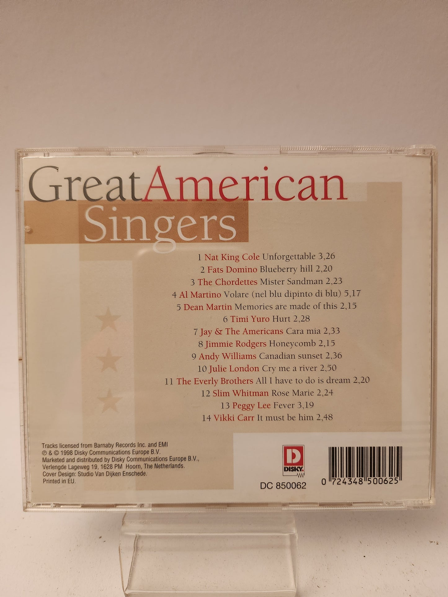 Great American Singers CD