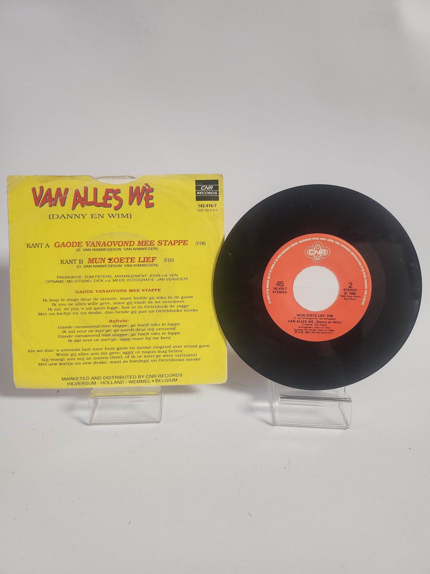 Danny en Wim: Van Alles Wé Single Vinyl - Feniks Gameshop