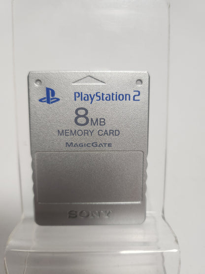 Silberne 8-MB-Speicherkarte für Playstation 2
