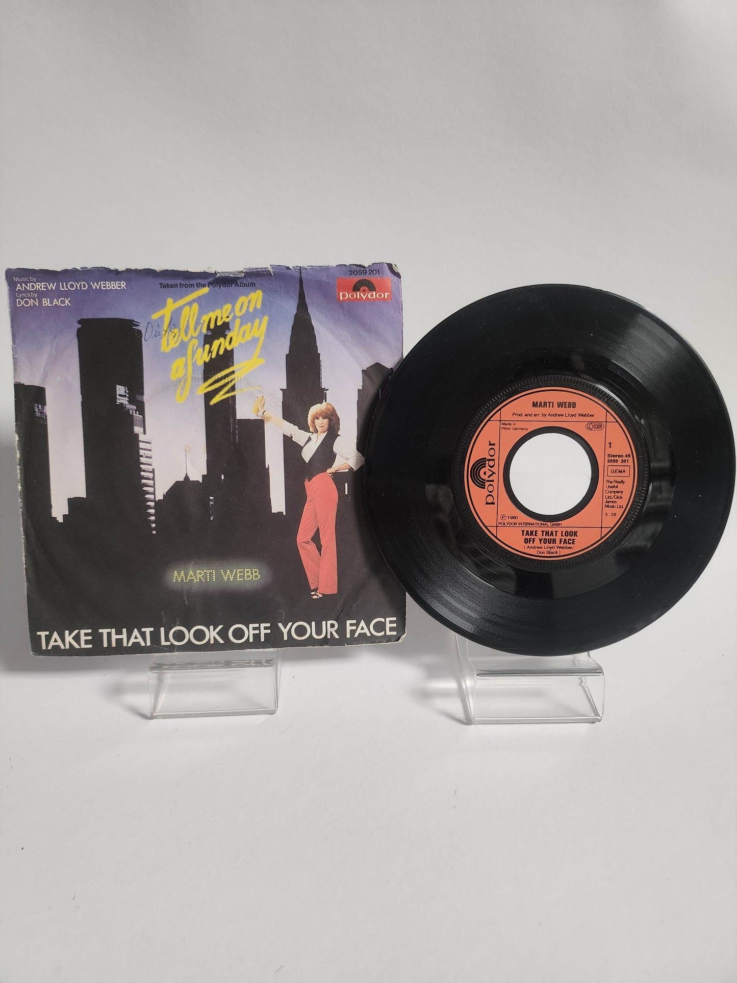 Marti Webb: Take that Look off Your Face Single Vinyl - Feniks Gameshop