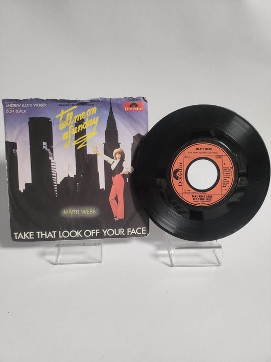 Marti Webb: Take that Look off Your Face Single Vinyl - Feniks Gameshop