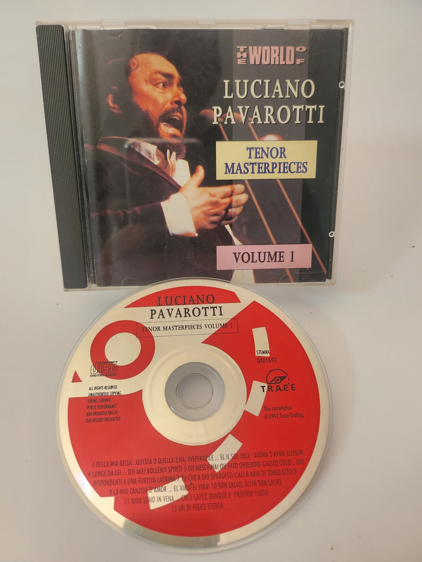 Luciano Pavarotti: Tenor Masterpieces Volume 1 CD