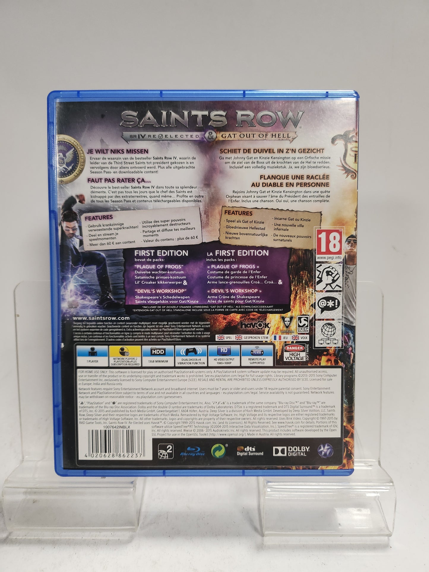Saints Row IV: Re-Elected Gat Out of Hell Playstation 4