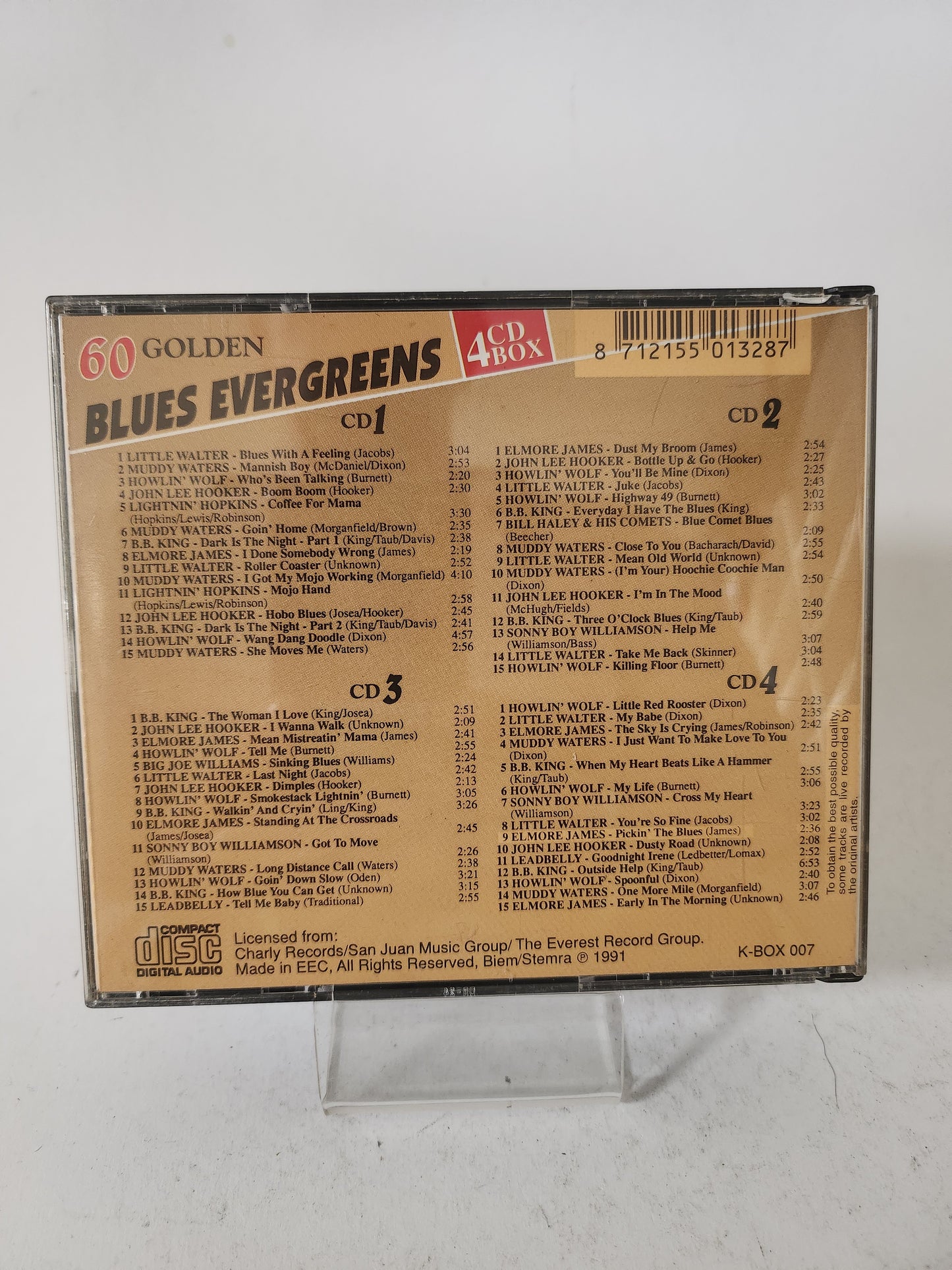 60 Golden Blues Evergreens 4CD Box
