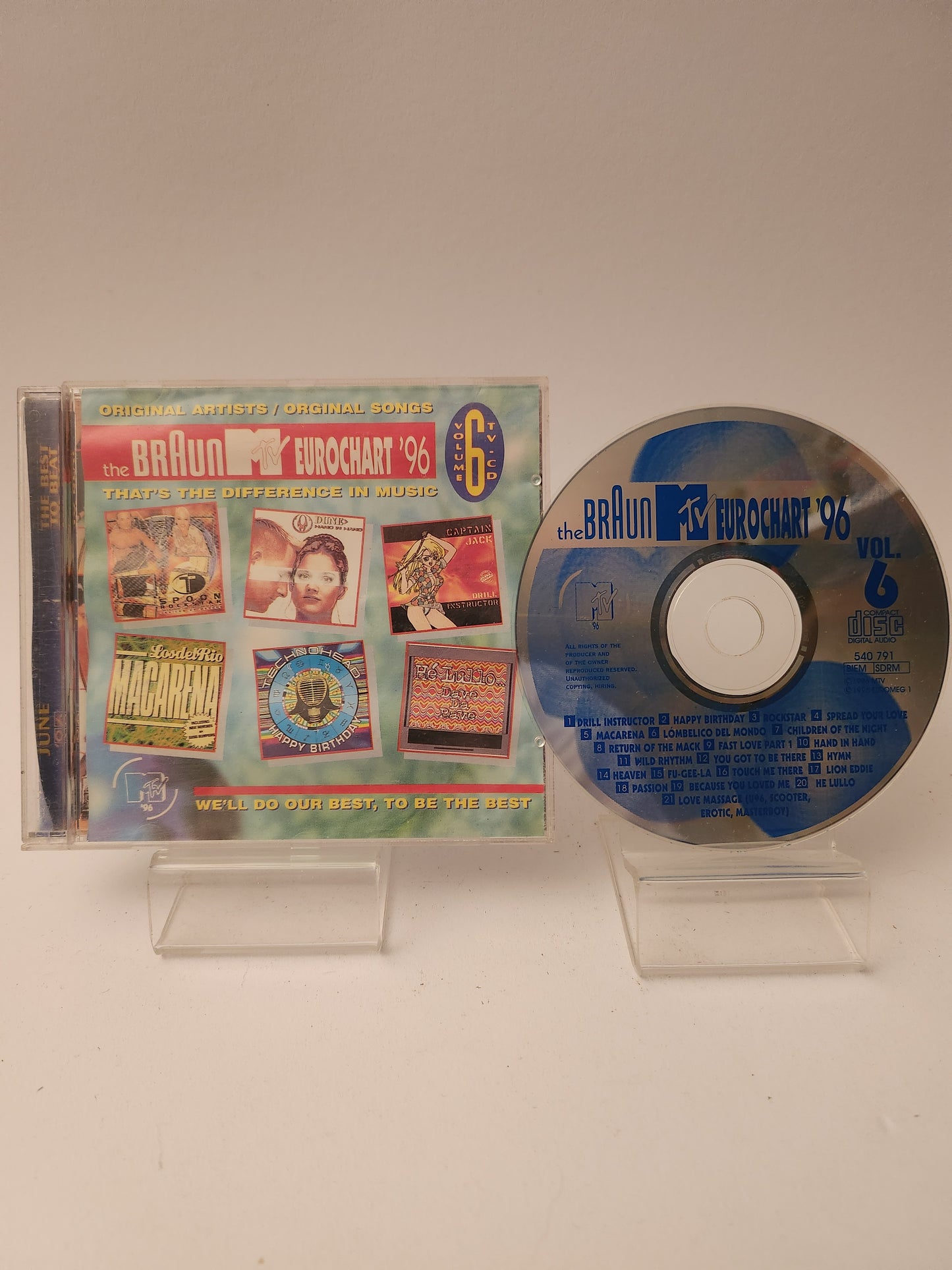 Braun MTV Eurochart '95 Volume 6 CD