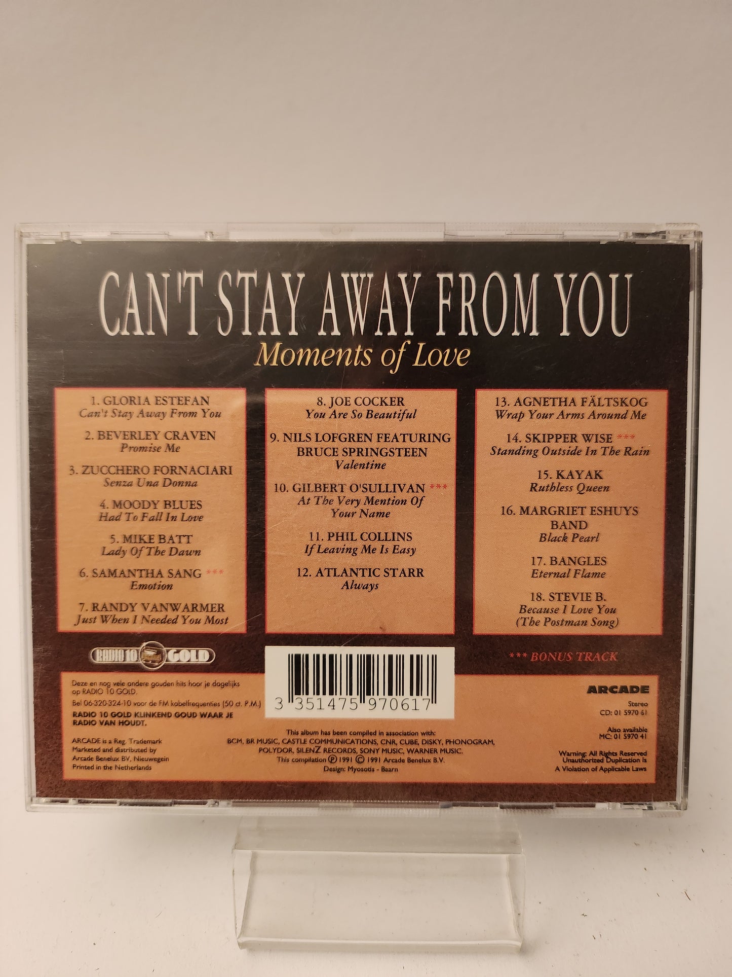 Can't Stay Away From You: Moments of Love CD