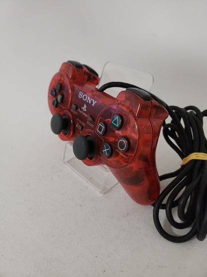 Transparant Rode Controller Playstation 2