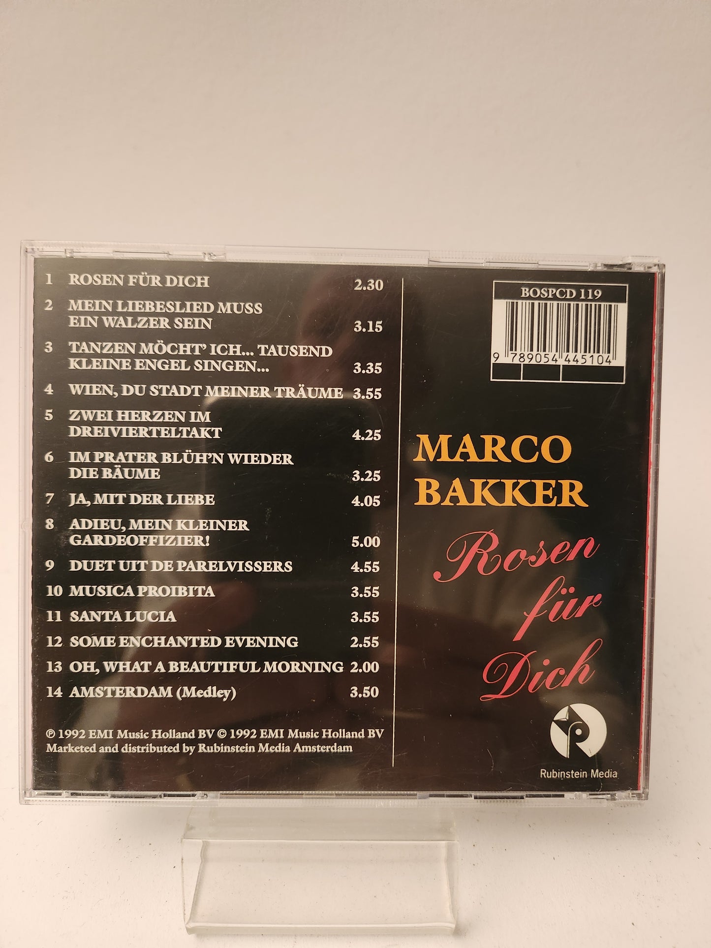 Marco Bakker: Rosen für Dich CD