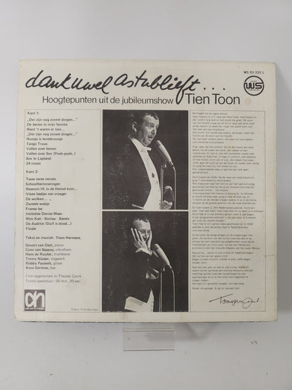 Dank U Wel Alstublieft: Hoogtepunten uit de Jubileumshow Tien Toon LP Vinyl