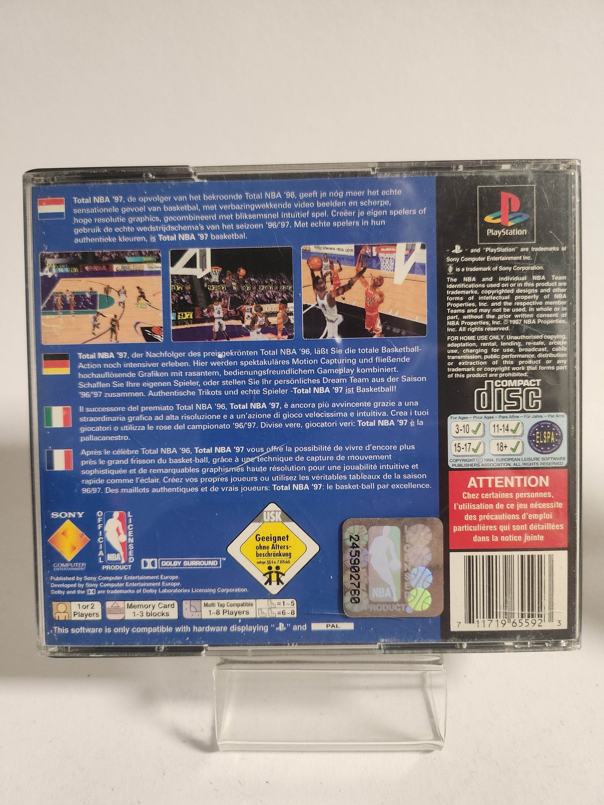 Total NBA '97 (No Book) PlayStation 1 - Feniks Gameshop