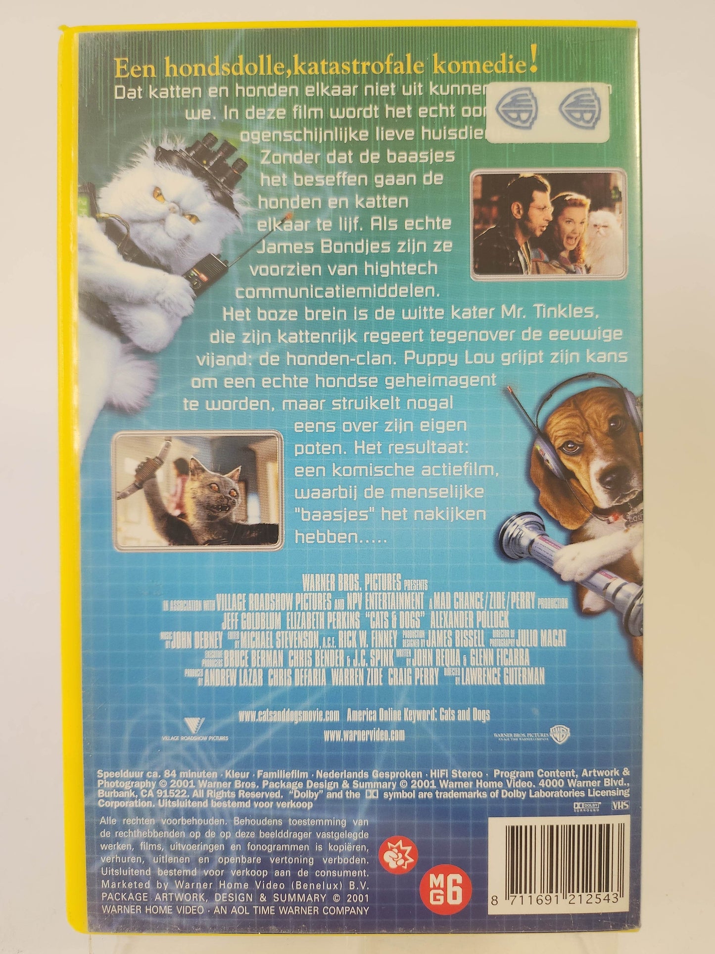 Als Kat en Hond: Ze Maken het wel Erg Bont VHS Kids - Feniks Gameshop