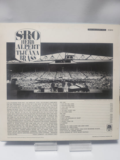 Herb Alpert & the Tijuana Brass: S.R.O. LP Vinyl