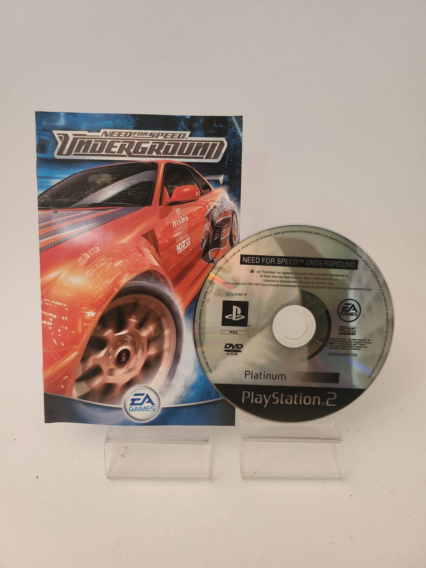 Need for Speed Underground Platinum Playstation 2