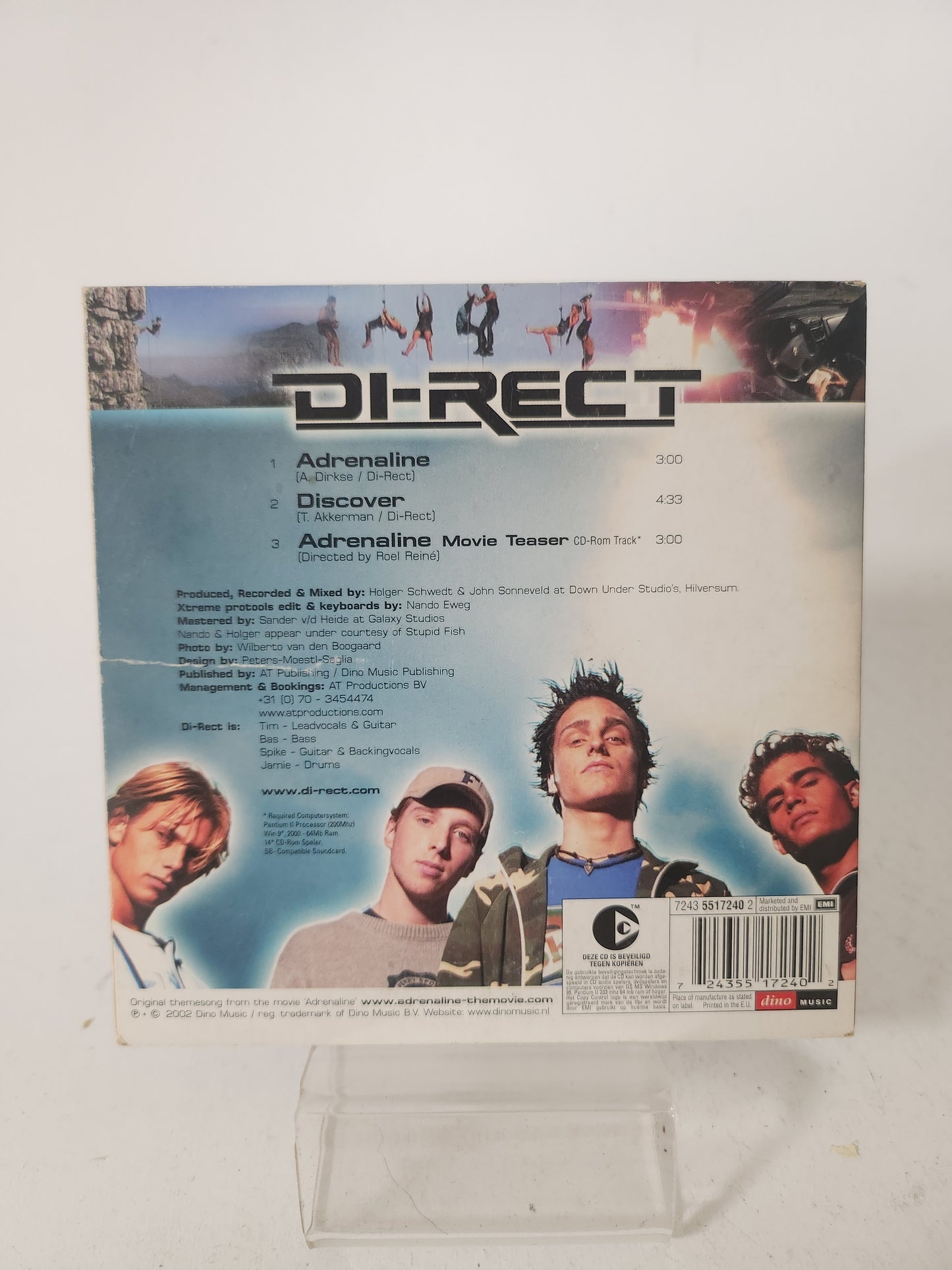 Di-Rect: Adrenaline CD Single
