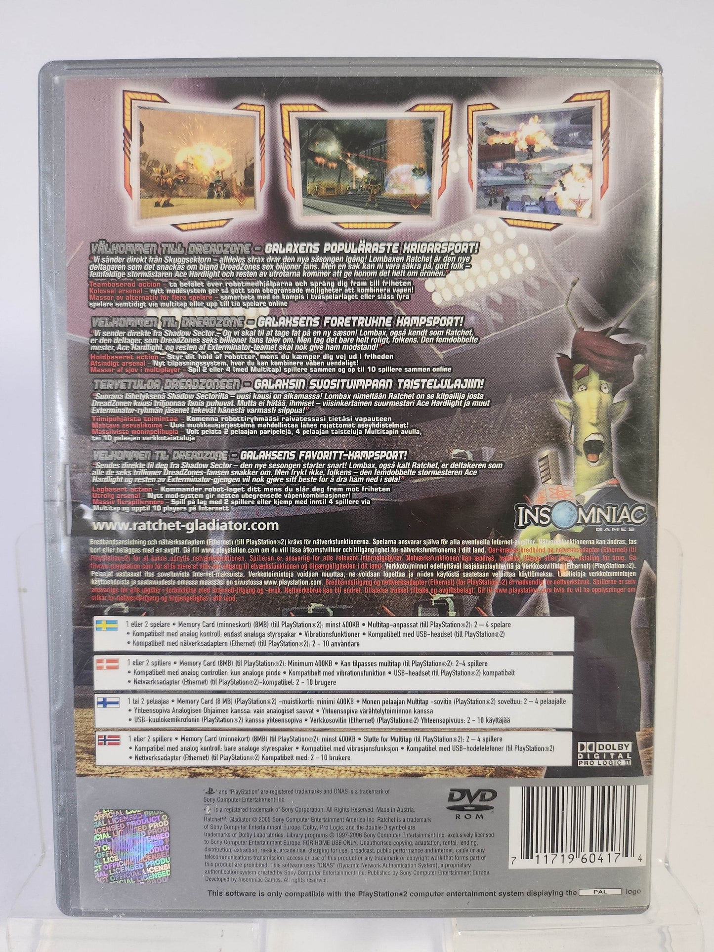 Ratchet Gladiator Platinum Playstation 2 - Feniks Gameshop