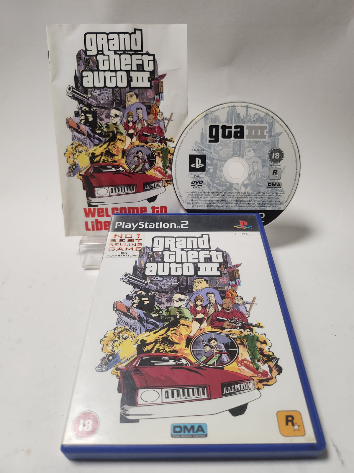 Grand Theft Auto III (No Map) PlayStation 2