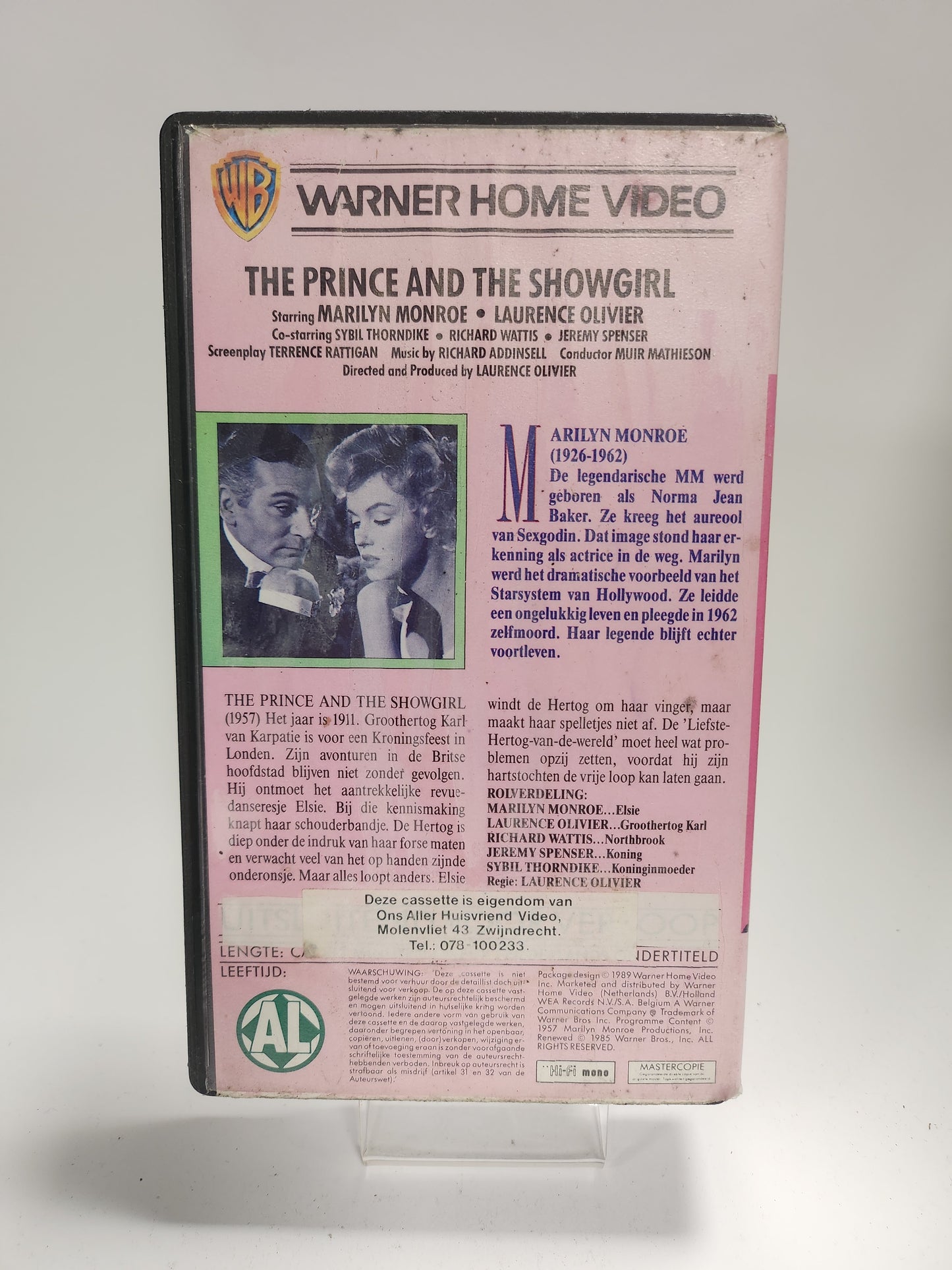 Prince and the Showgirl VHS