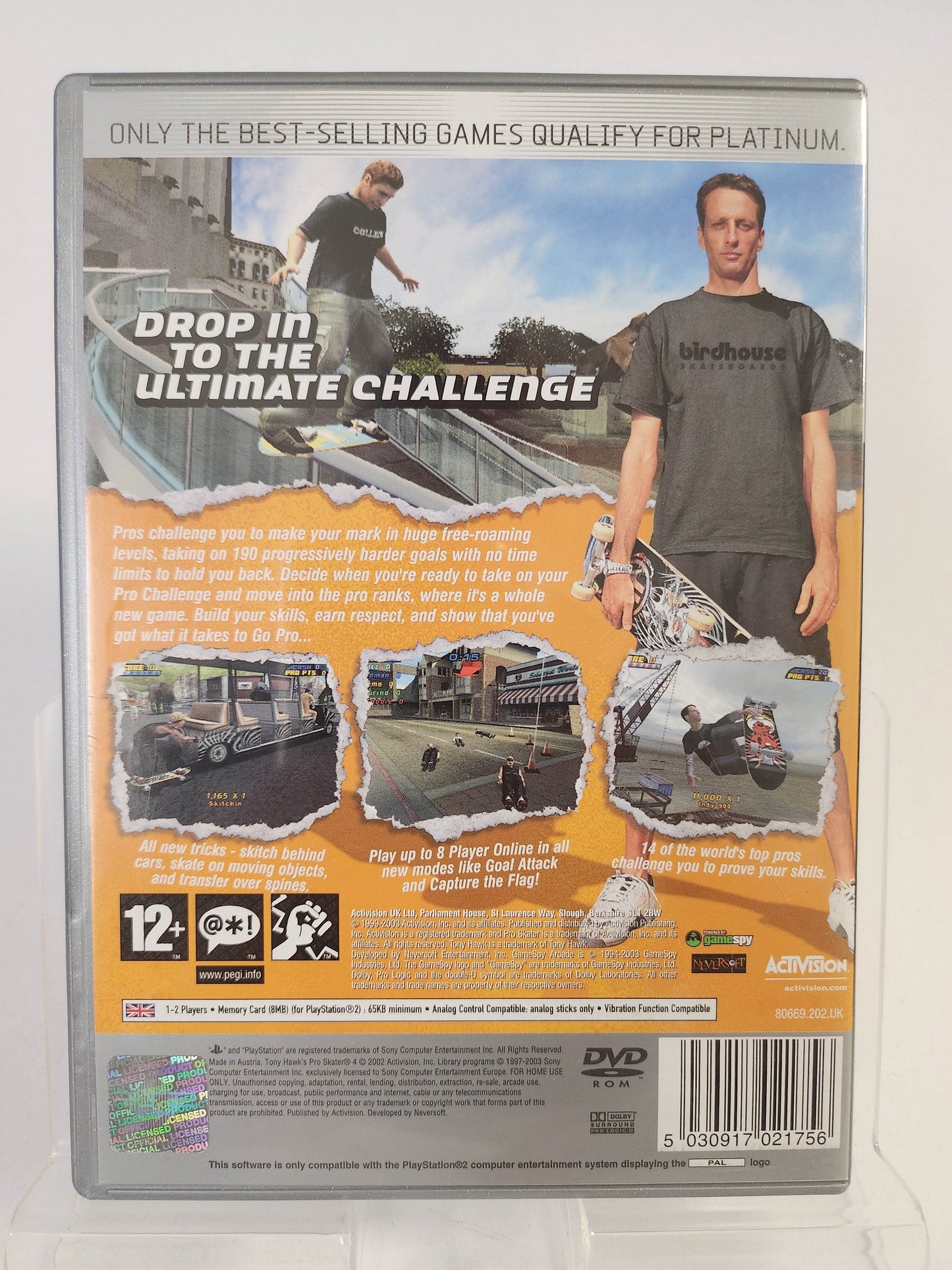 Tony Hawk's Pro Skater 4 Platinum Playstation 2 - Feniks Gameshop