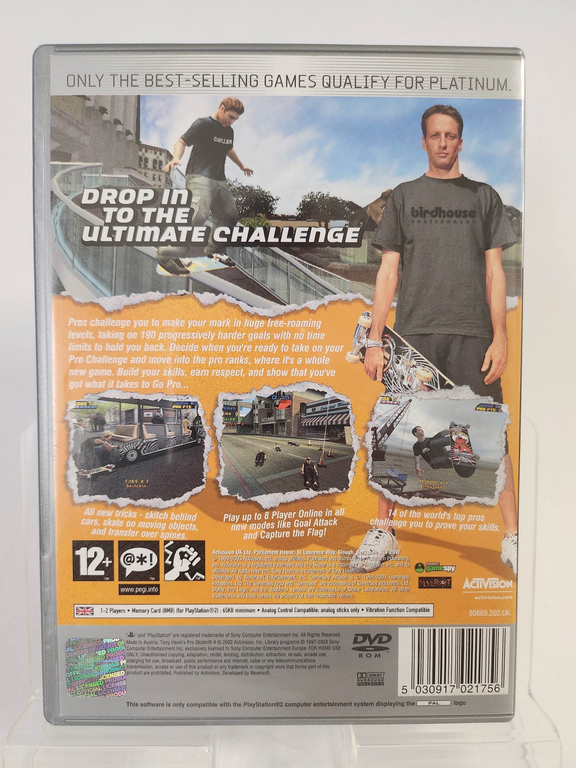 Tony Hawk's Pro Skater 4 Platinum Playstation 2 - Feniks Gameshop