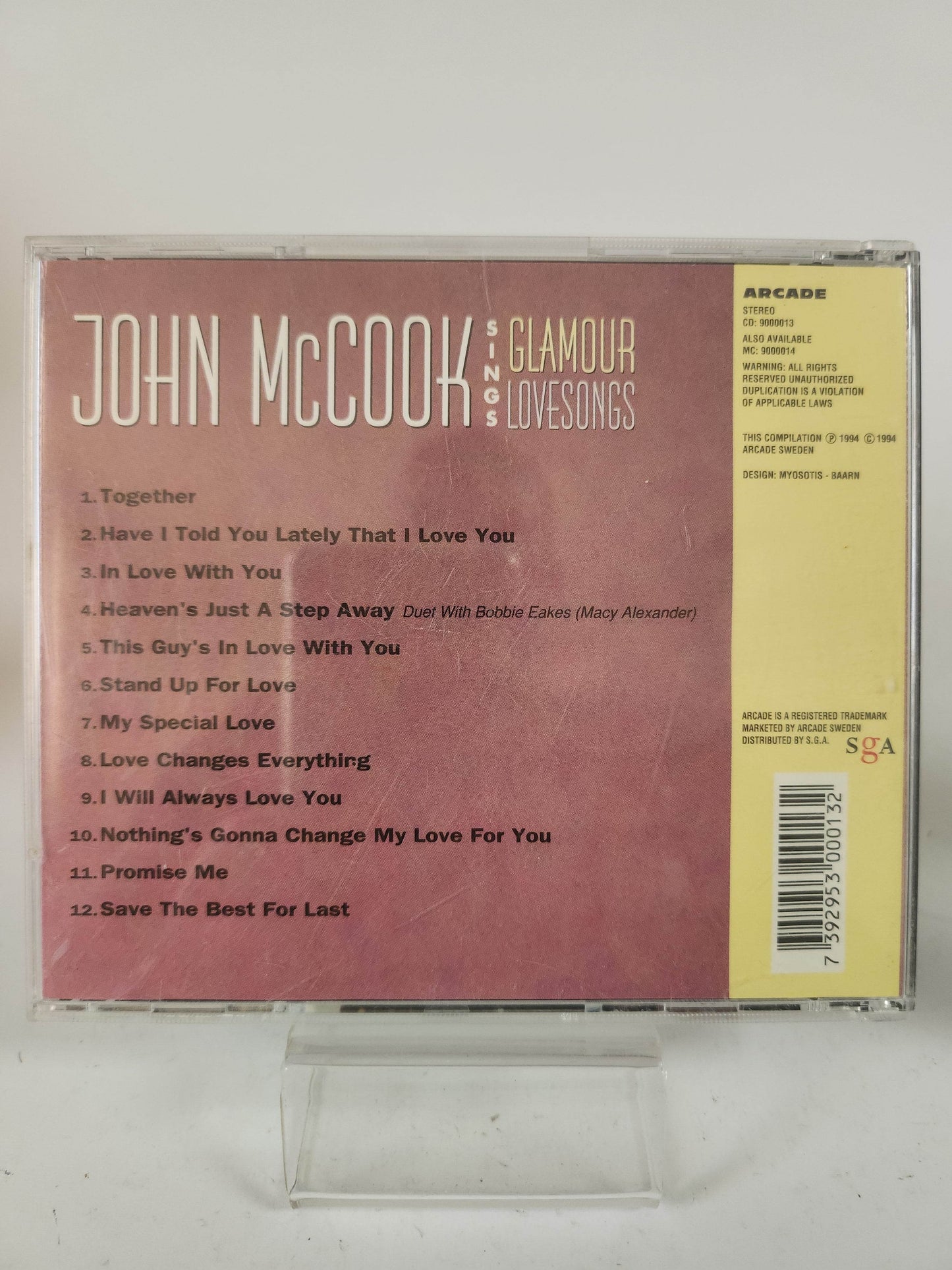 John McCook: Glamour Lovesongs CD - Feniks Gameshop