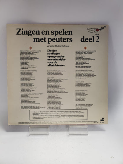 Zingen en Spelen met Peuters Deel 2 LP Vinyl