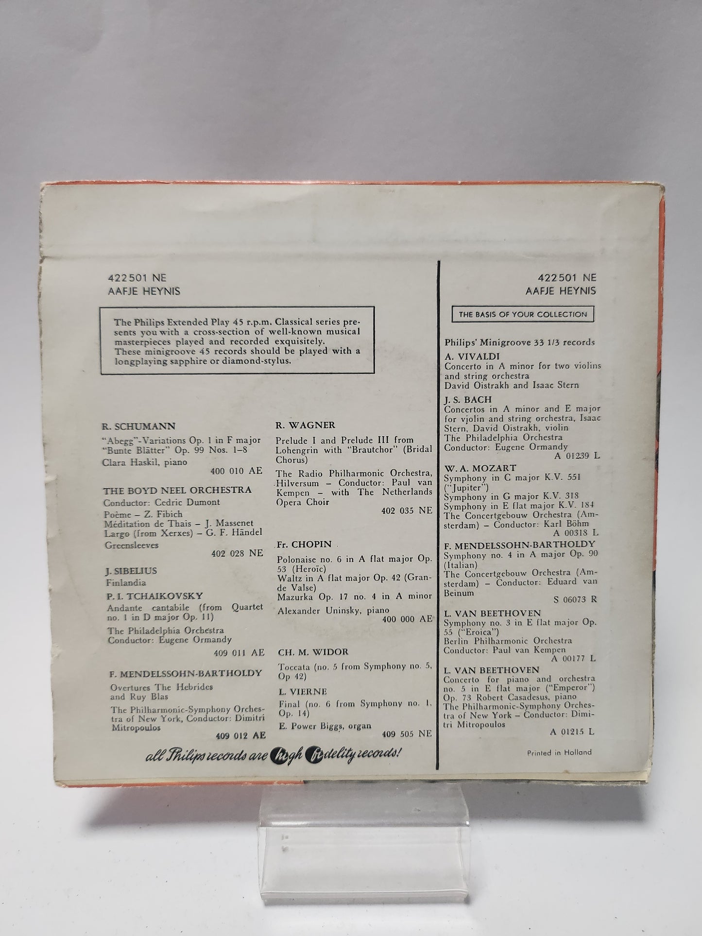 Aafje Heynis Single Vinyl