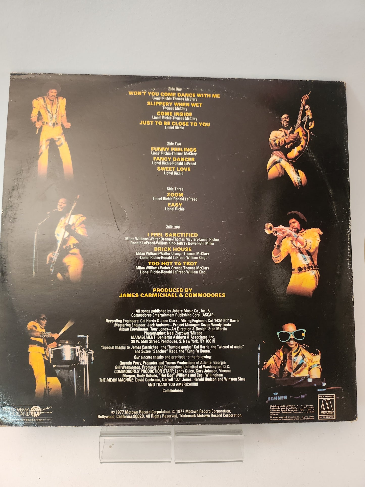 Live: Commodores LP Vinyl