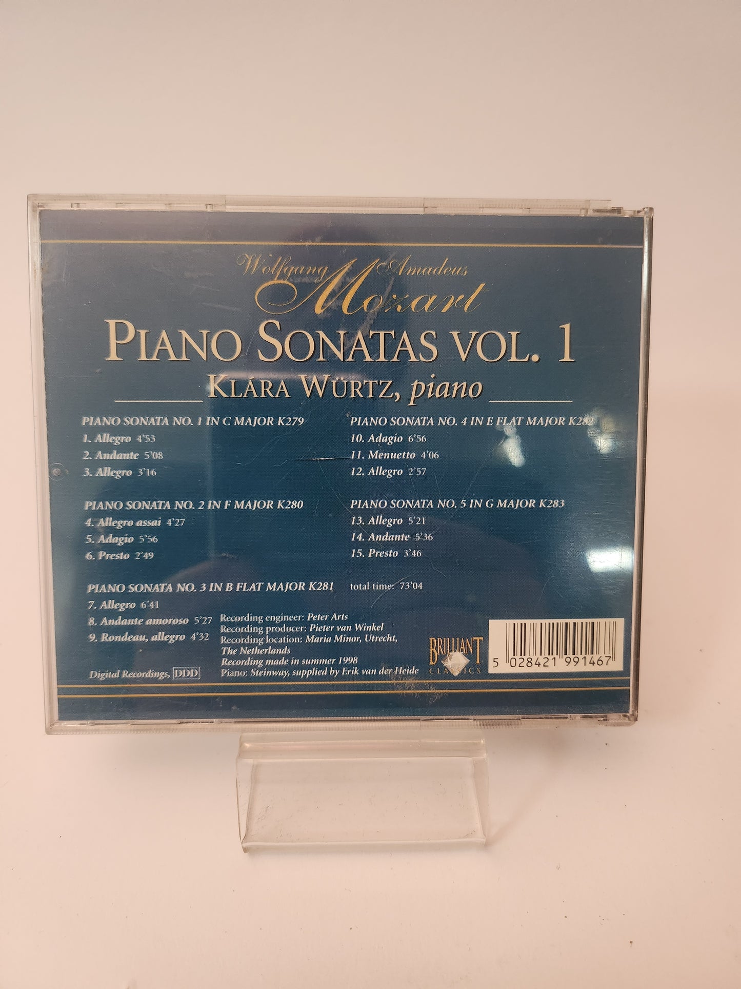 Mozart: Piano Sonatas Volume 1 CD
