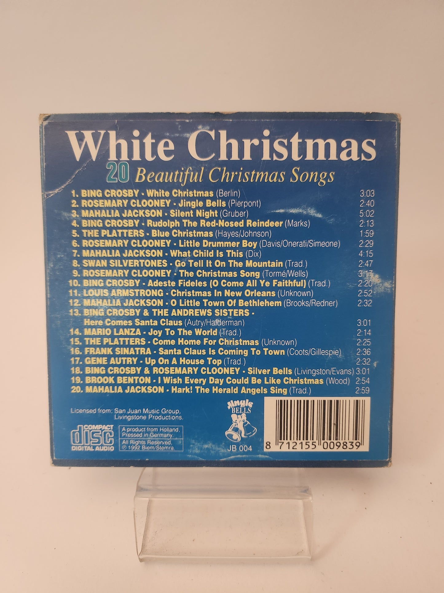 White Christmas: 20 Beautiful Christmas Songs CD