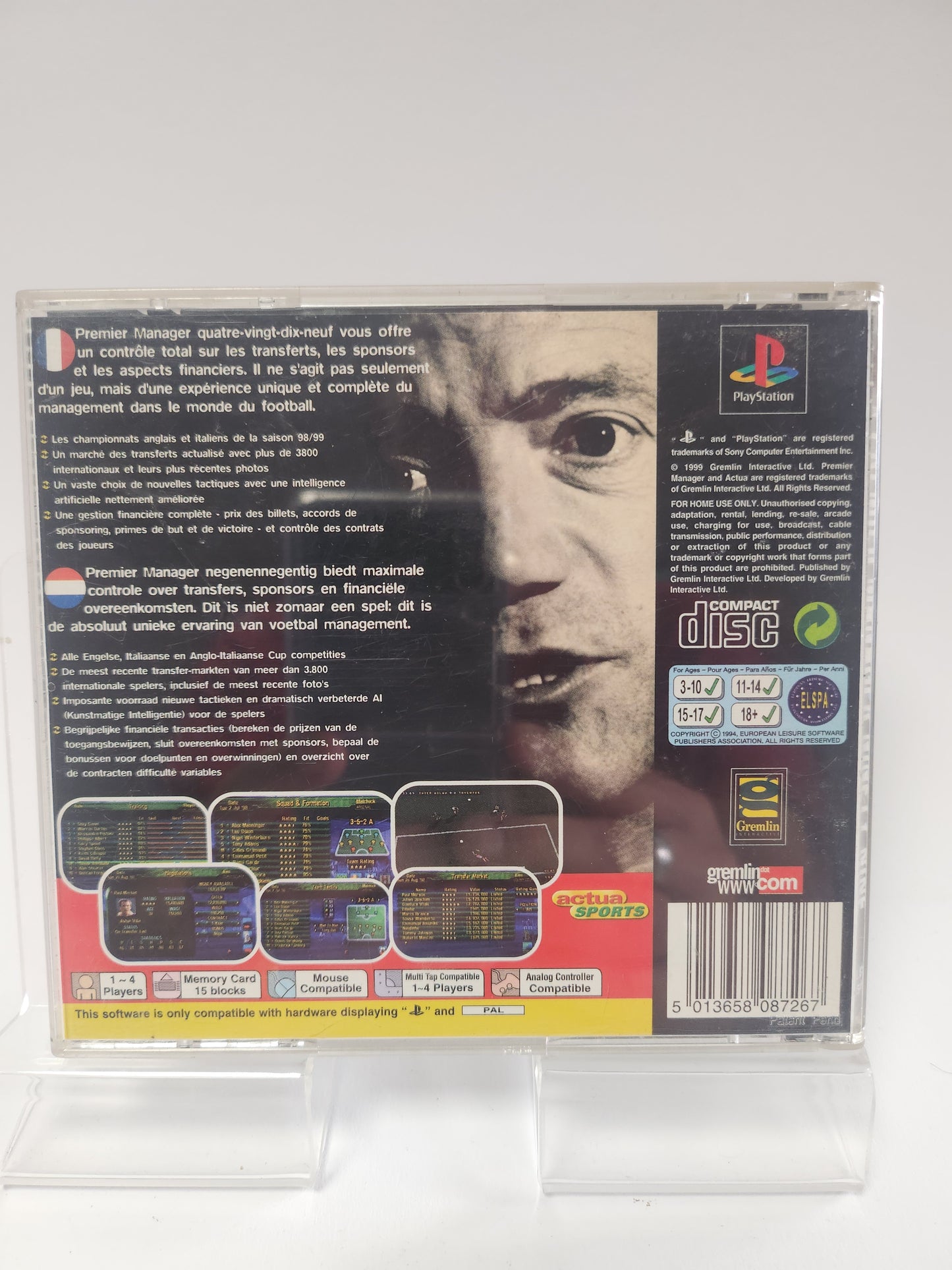 Premier Manager Ninety Nine Playstation 1
