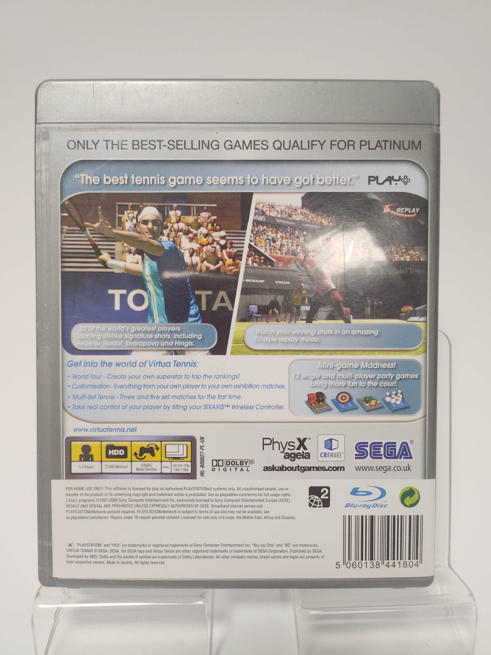 Virtua Tennis 3 Platinum Playstation 3 - Feniks Gameshop