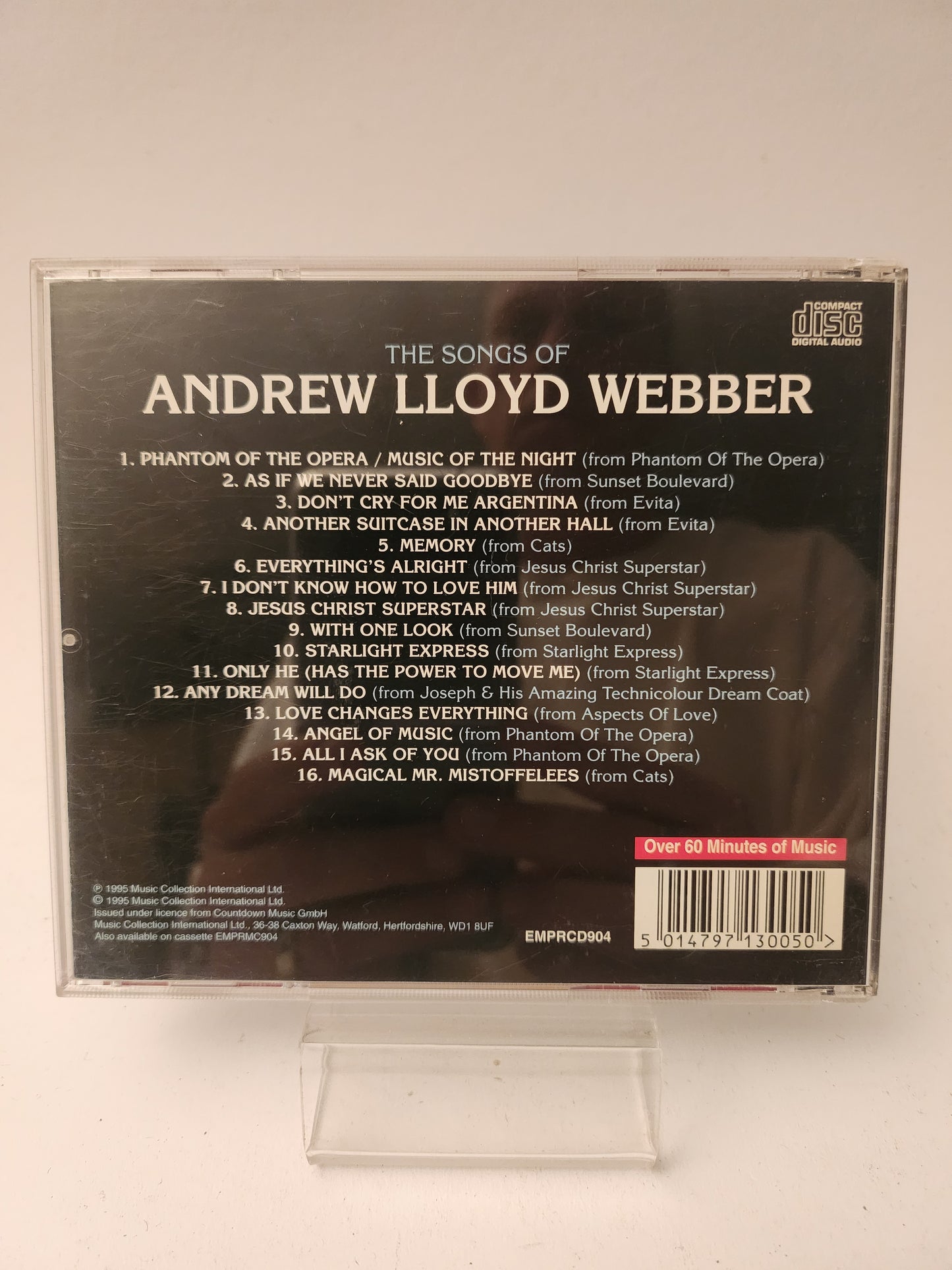 The Songs of Andrew Lloyd Webber CD