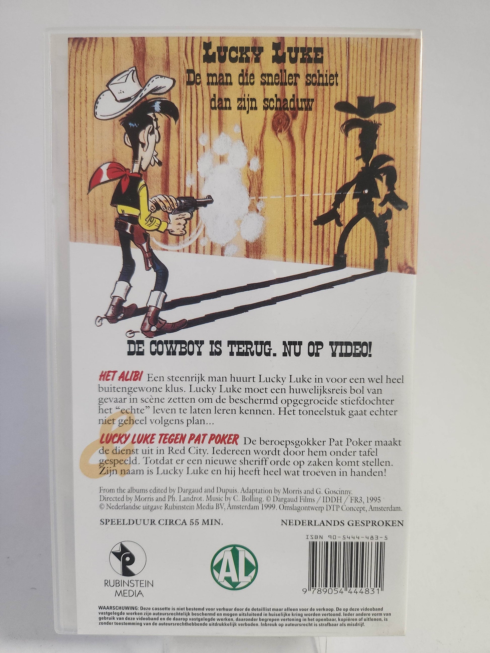 Lucky Luke: het Alibi & Lucky Luke tegen Pat Poker Geseald VHS Kids - Feniks Gameshop
