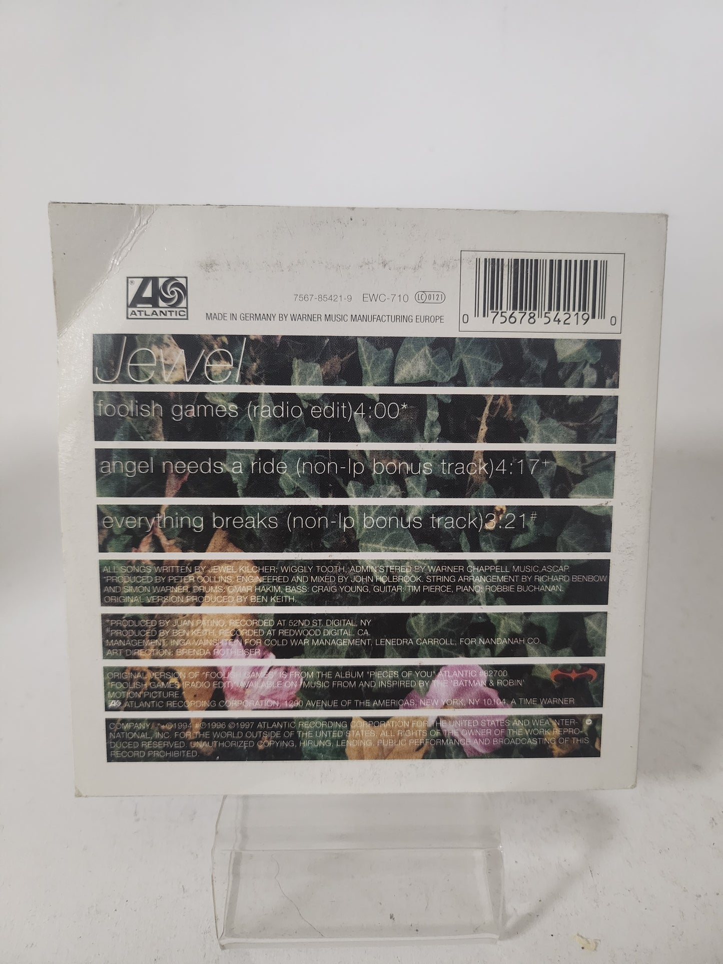 Jewel: Foolish Games CD Single