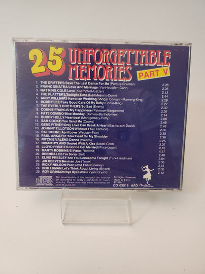 25 Unforgettable Memories Part V CD