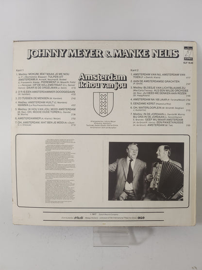 Amsterdam Ik Hou van Jou: Johnny Meyer & Manke Melis LP Vinyl