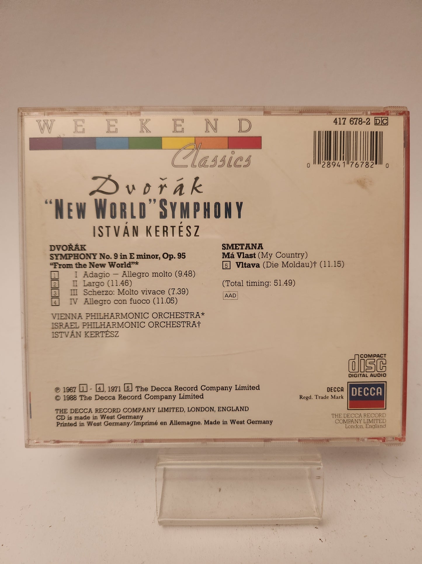 Dvorak: New World Symphony CD