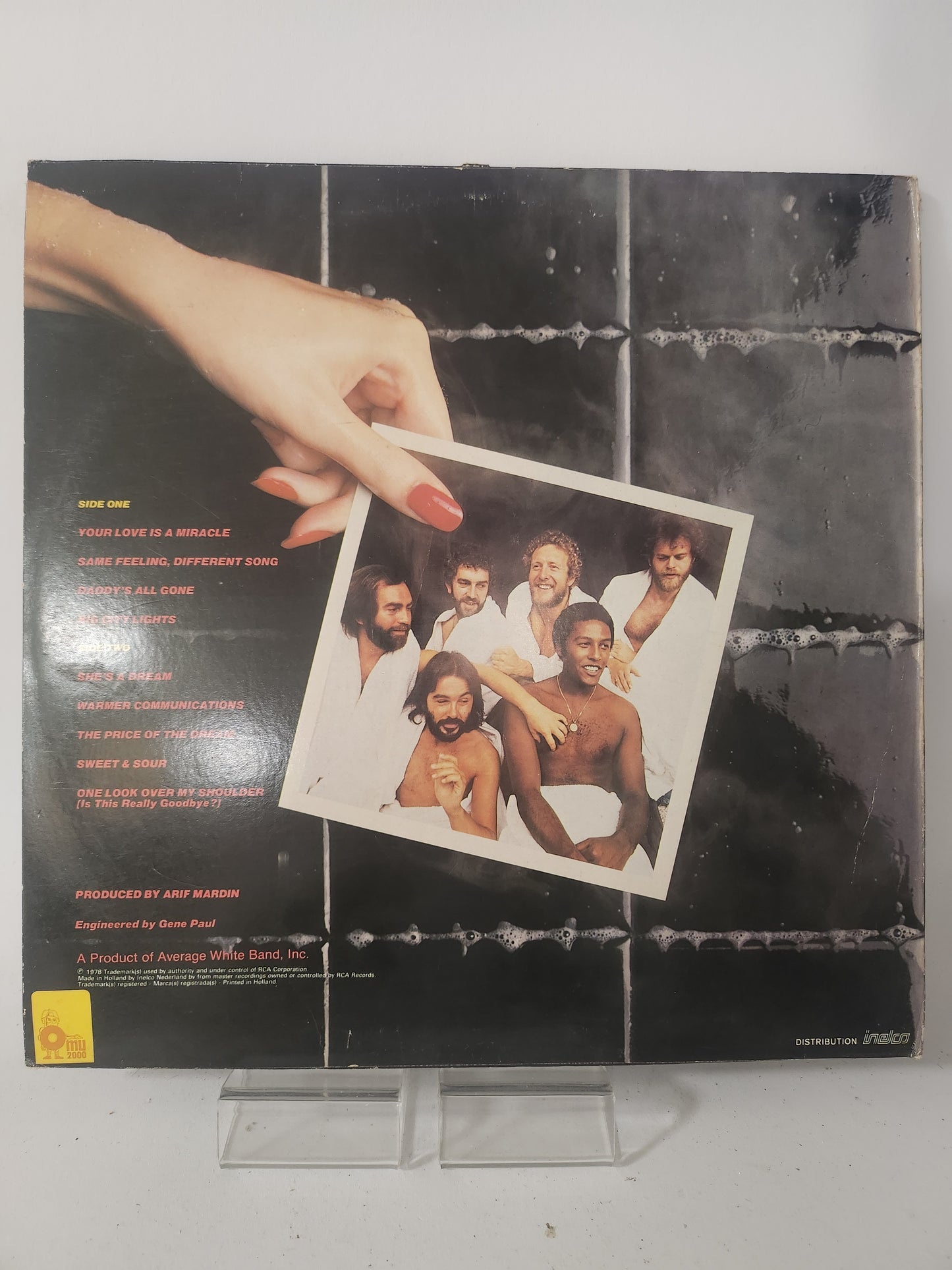 Warmer Communications: Average White Band LP Vinyl