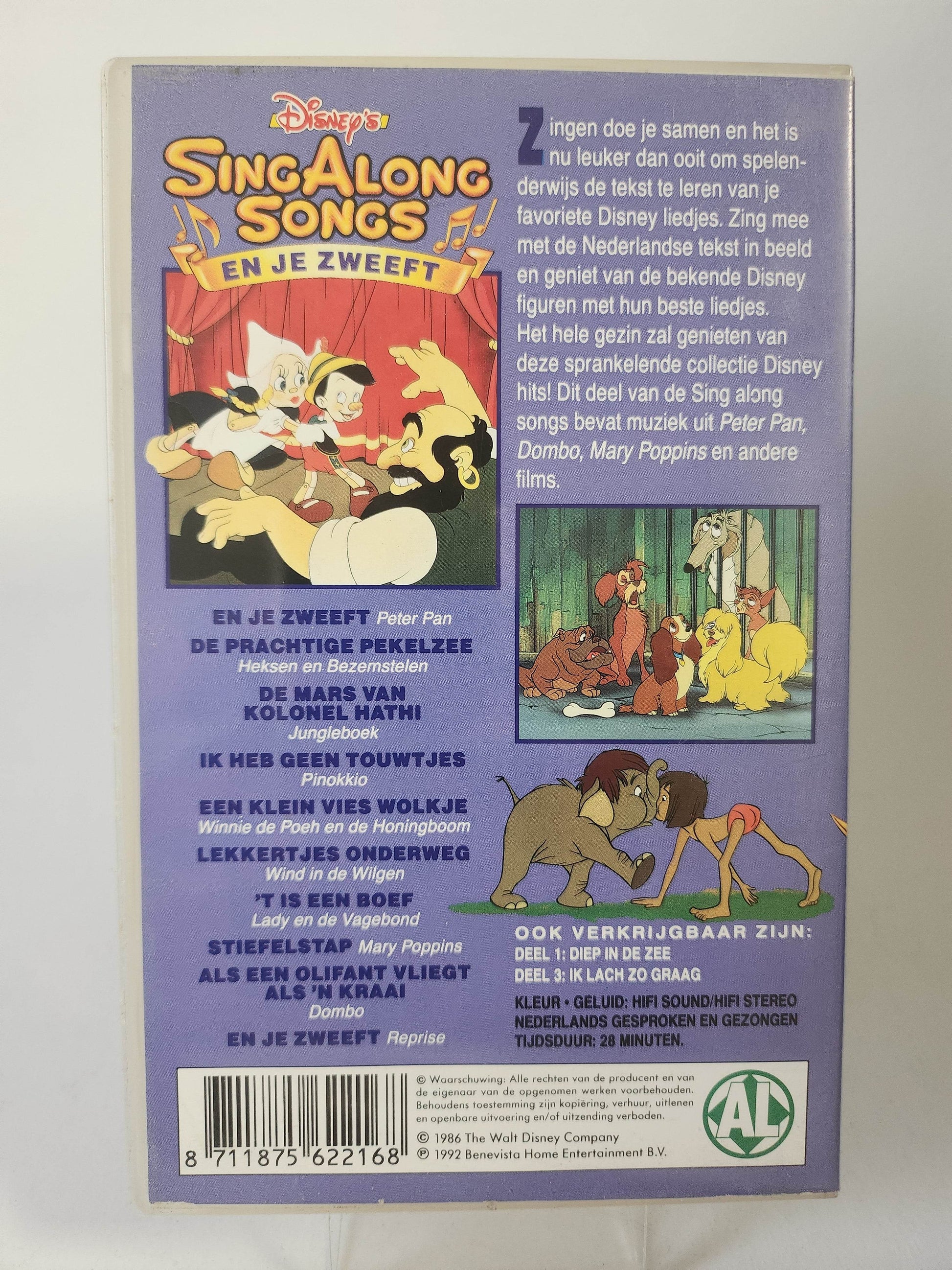 Disney Sing Along Songs en je Zweeft VHS Kids - Feniks Gameshop